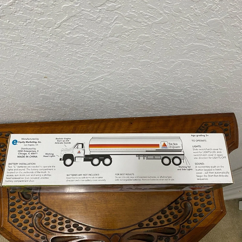 Citgo 1997 2nd Edition‎ Toy Tanker Truck Lights and Sound Equity Marketing NIB